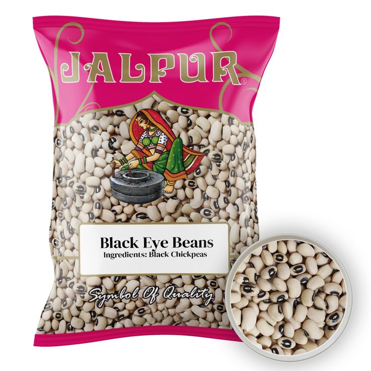 Alibaba Black Eyed Beans – 1kg Pack (Set of 10)