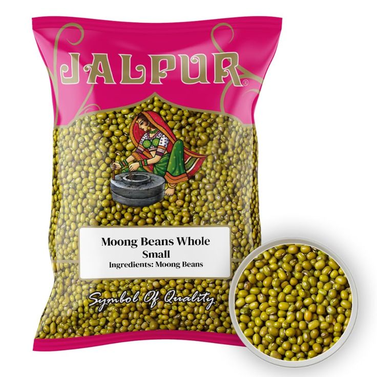 Alibaba Whole Moong Beans – 1kg Pack (Set of 10)